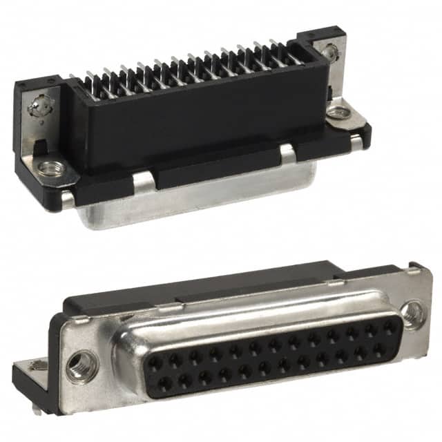 D25S33E4GX00LF CONN D-SUB RCPT 25POS R/A SLDR