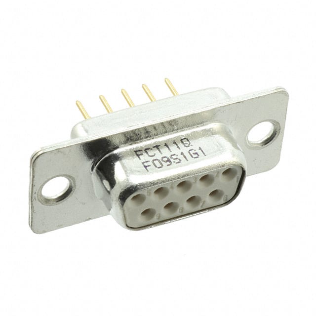 1727040077 CONN D-SUB RCPT 9POS VERT SLDR