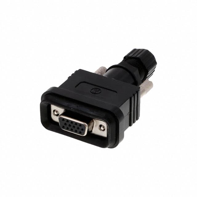 A-HDF15-HOOD-WP CONN D-SUB HD RCPT 15P SLDR CUP