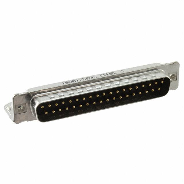 163A17559X CONN D-SUB PLUG 37POS R/A SLDR