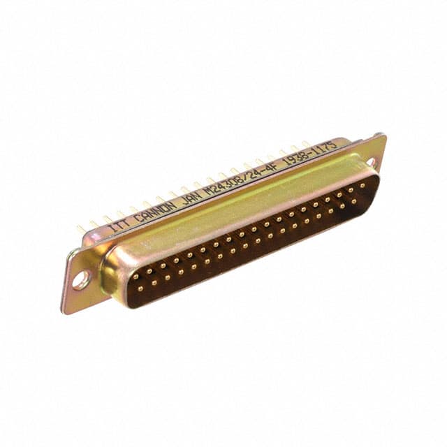 M24308/24-4F CONN DSUB PLUG 37POS PNL MNT SLD
