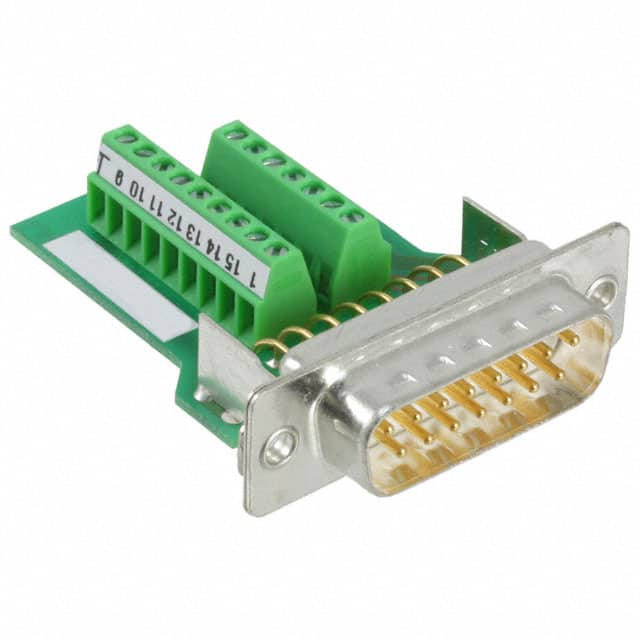 1688078 CONN D-SUB PLUG 15POS TERM BLK