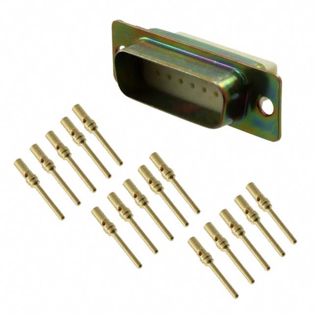 DAMA-15P CONN D-SUB PLG 15P PNL MT CRIMP