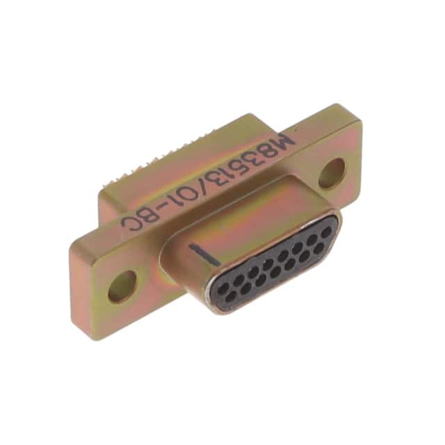 M83513/01-BC 15 POS PLUG SOLDER CUP CD PLTD