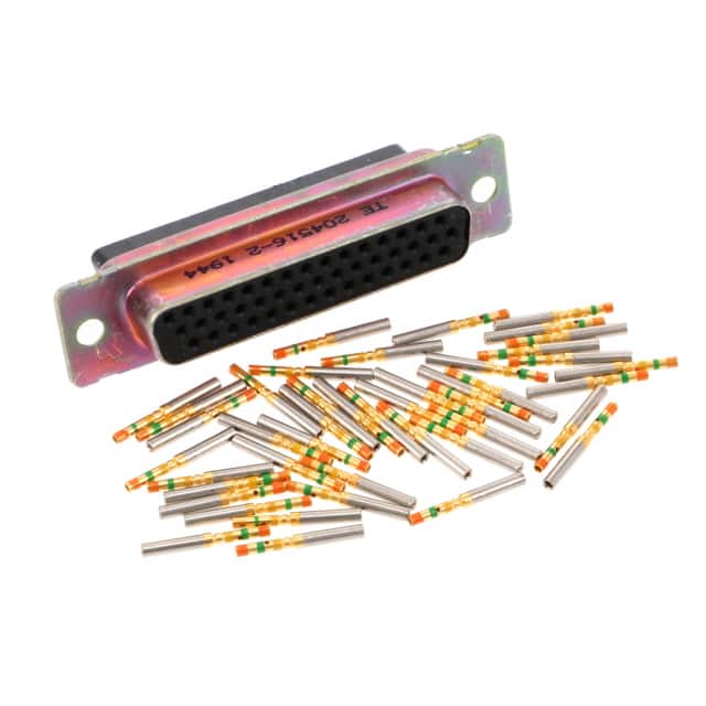204516-2 CONN D-SUB HD RCPT 44P PNL MNT