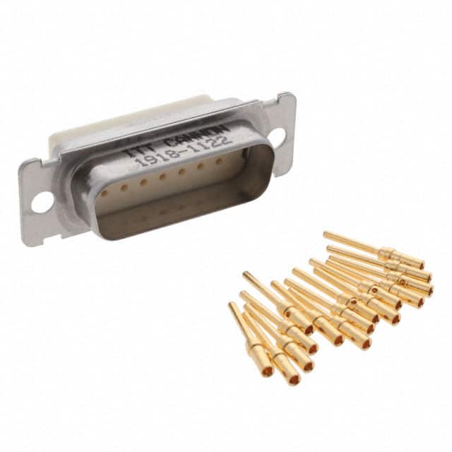 DAMA15PF225 CONN D-SUB PLUG 15POS PNL MNT