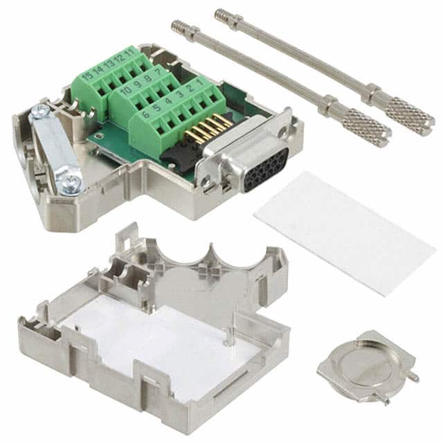 5604603 CONN D-SUB HD PLUG 15P TERM BLK
