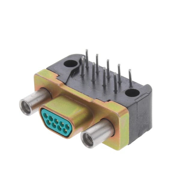 DCCM9PCBRP CONN MICRO-D PLUG 9POS R/A SLDR