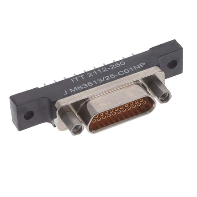 M83513/25-C01NP MICRO-D RECEPTACLE 21POS PCB, EL