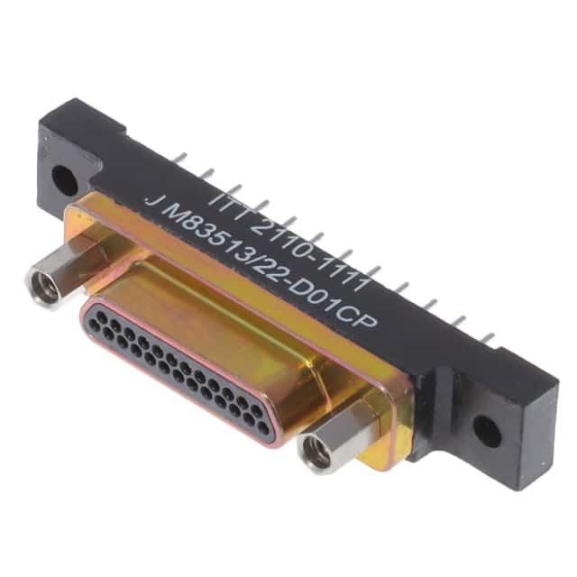 M83513/22-D01CP CONN MICRO-D PLUG 25POS PNL MNT