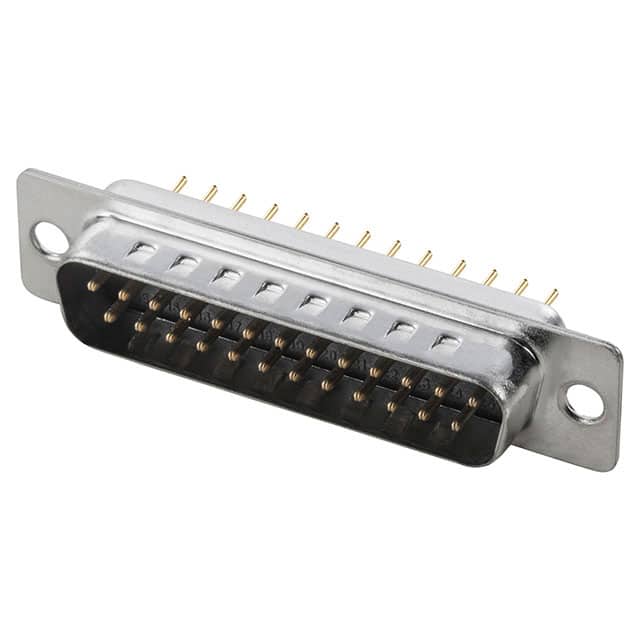 A-DS 25 PP/Z-BK CONN D-SUB PLUG 25POS VERT SLDR