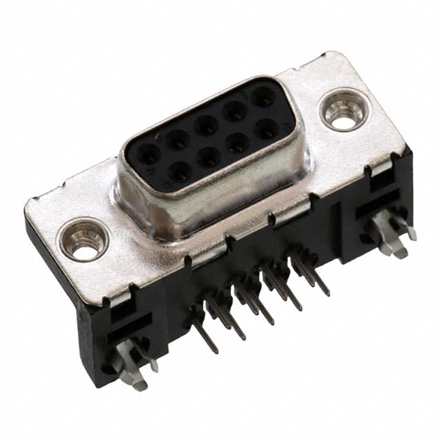 D09S33E6GX00LF CONN D-SUB RCPT 9POS R/A SLDR