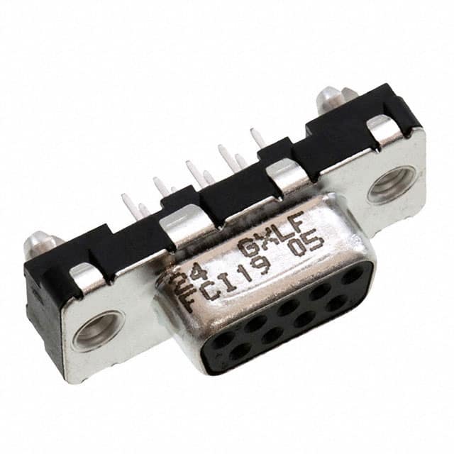 D09S24B4GX00LF CONN D-SUB RCPT 9POS VERT SLDR