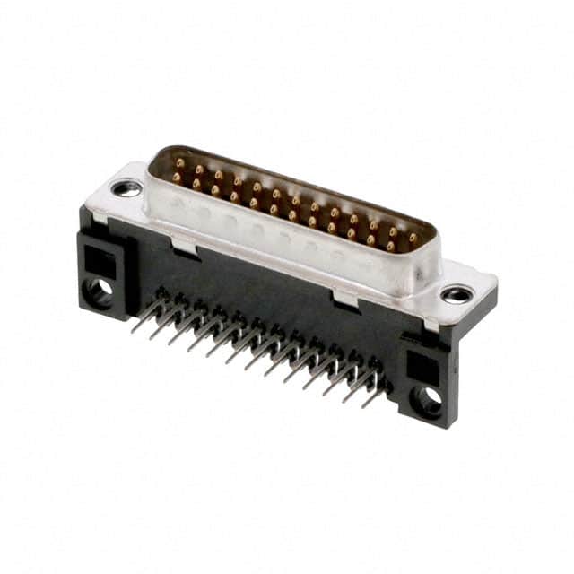 D25P13B4PA00LF CONN D-SUB PLUG 25POS R/A SLDR
