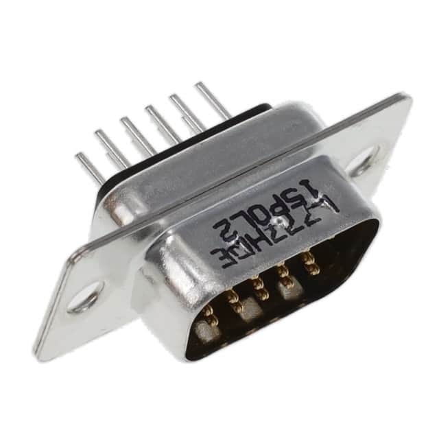 L777HDE15POL2 CONN D-SUB HD PLUG 15P VERT SLDR