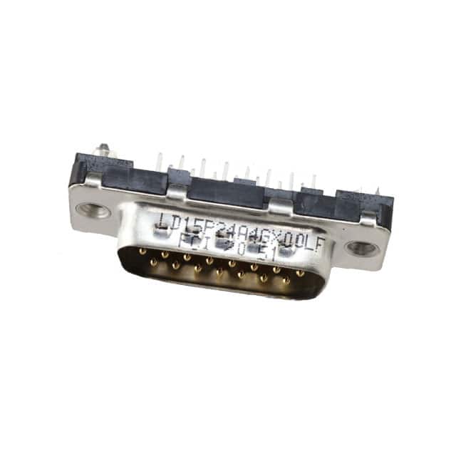 LD15P24A4GX00LF CONN D-SUB PLUG 15POS VERT SLDR