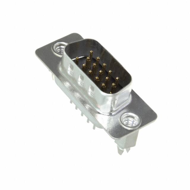L717HDEH15POL2RM5 CONN D-SUB HD PLUG 15P VERT SLDR