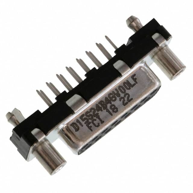 D15S24B4GV00LF CONN D-SUB RCPT 15POS VERT SLDR