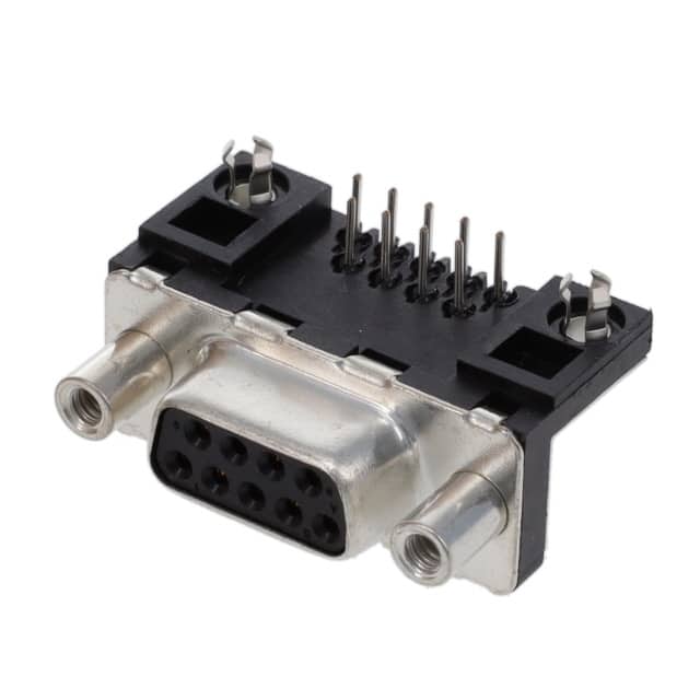 D09S13A6GV00LF CONN D-SUB RCPT 9POS R/A SLDR
