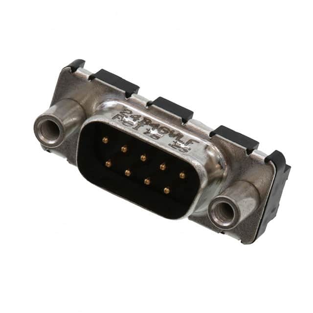 D09P24B4GV00LF CONN D-SUB PLUG 9POS VERT SLDR