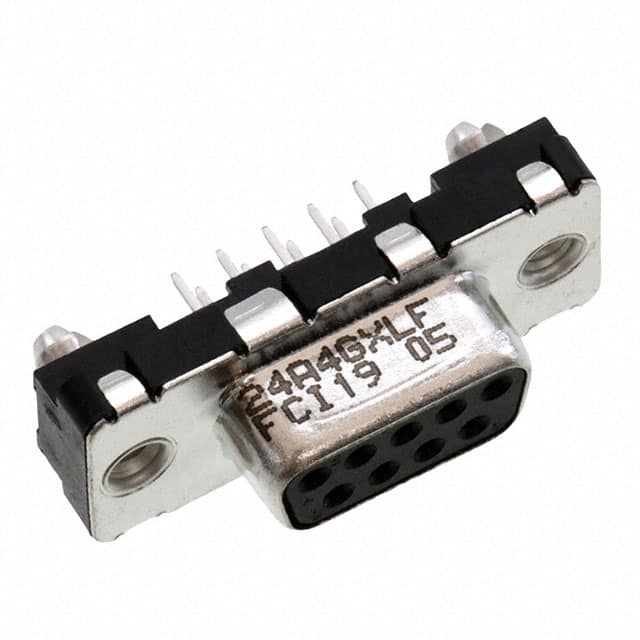 D09S24A4GX00LF CONN D-SUB RCPT 9POS VERT SLDR