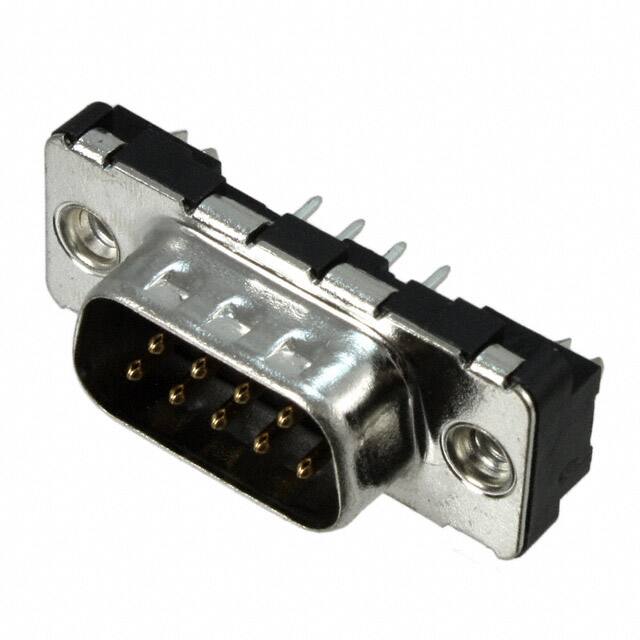 D09P24A4GX00LF CONN D-SUB PLUG 9POS VERT SLDR