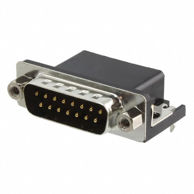 ADS15A-KG-TASB5 CONN D-SUB PLUG 15POS R/A SLDR