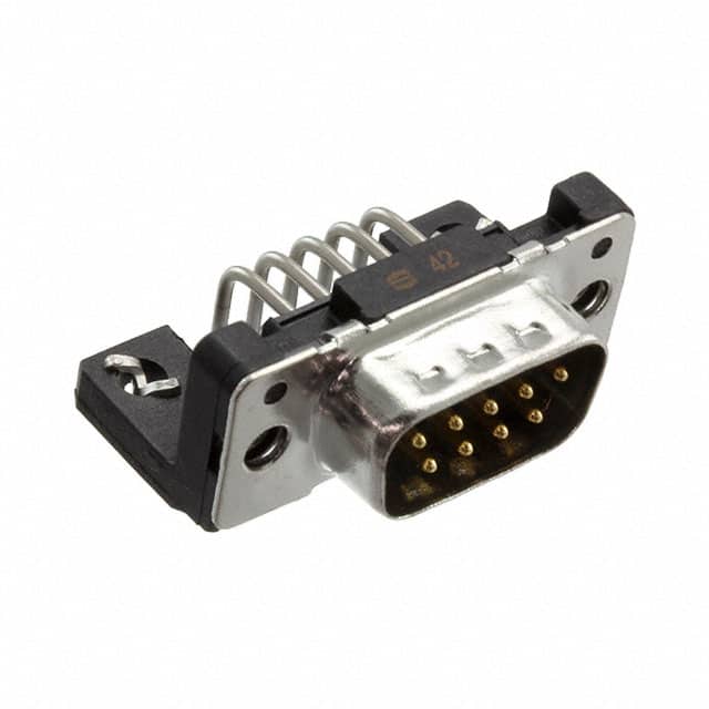 09661636812 CONN D-SUB PLUG 9POS R/A SLDR