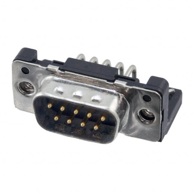 09661626812 CONN D-SUB PLUG 9POS R/A SLDR