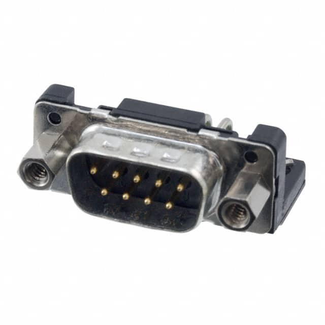 09661626813 CONN D-SUB PLUG 9POS R/A SLDR