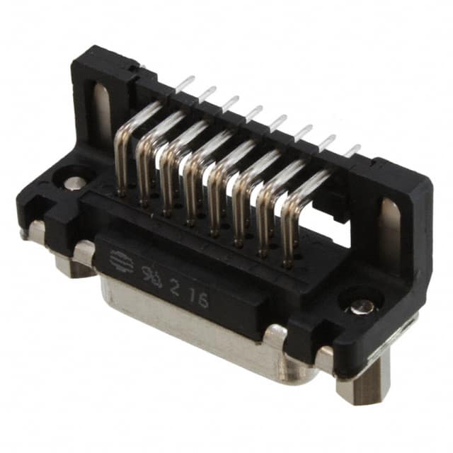 09662526613 CONN D-SUB RCPT 15POS R/A SLDR