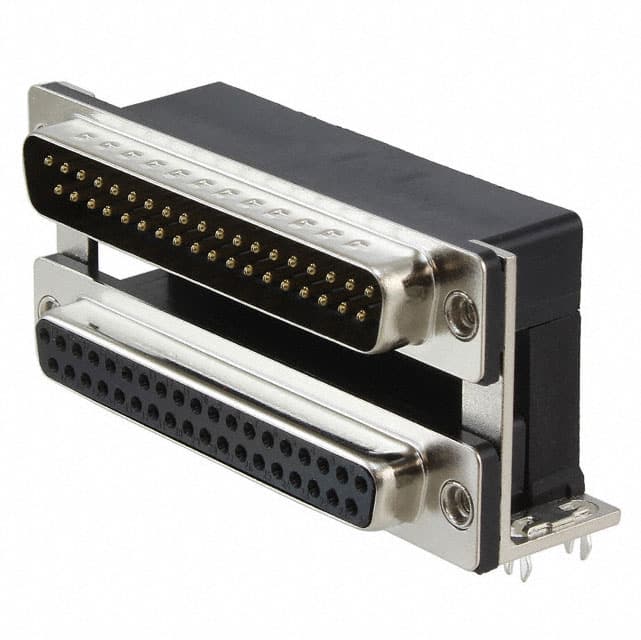 ASUB-277-37TP24 CONN D-SUB PLUG/RCPT 37P R/A SLD