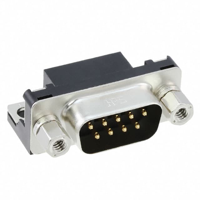 RDED-9P-LNA(4-40)(55) CONN D-SUB PLUG 9POS R/A SLDR