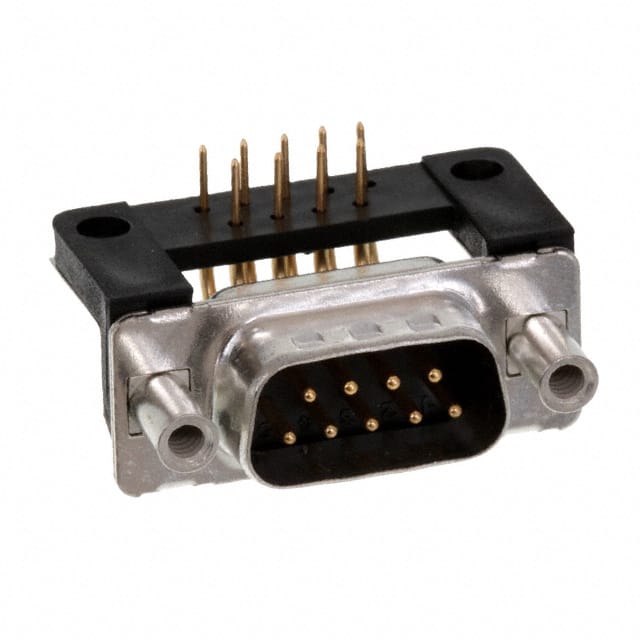 163A13829X CONN D-SUB PLUG 9POS R/A SLDR