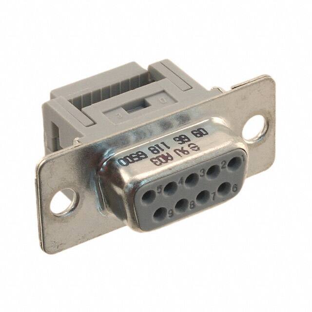 09661186500 CONN D-SUB RCPT 9POS PNL MNT IDC