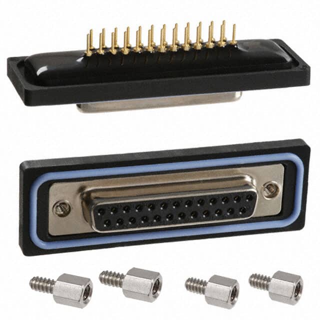 A-DF 25 PP-WP CONN D-SUB RCPT 25P PNL MNT SLDR