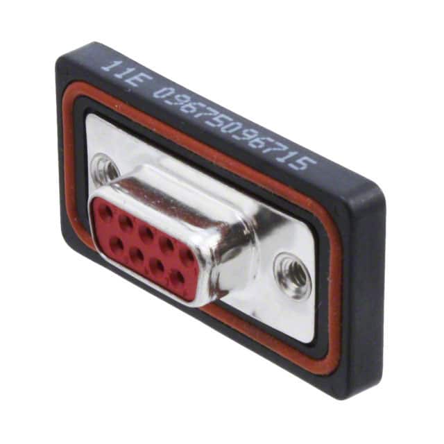 09675096715 CONN D-SUB RCPT 9POS PNL MNT