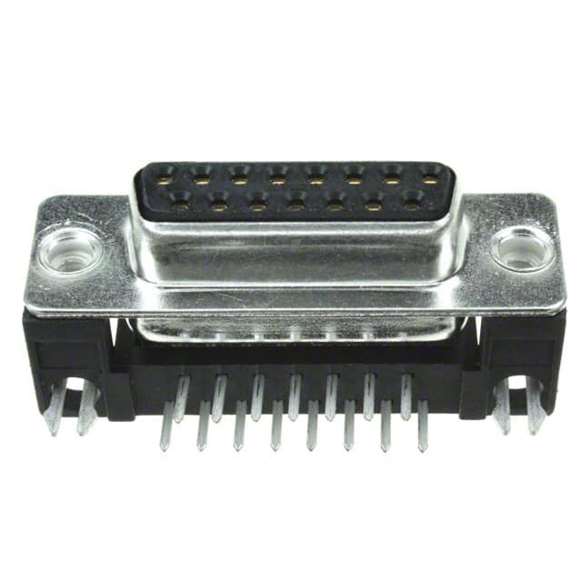 FCE17-A15SA-450 CONN D-SUB RCPT 15POS R/A SLDR