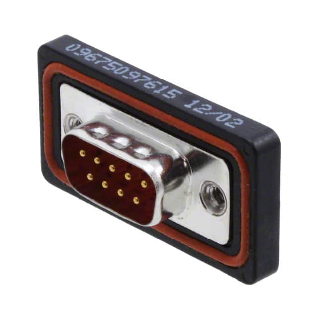 09675097615 CONN D-SUB PLUG 9POS PNL MNT