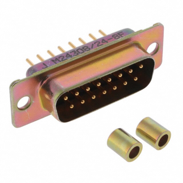 M24308/24-8F CONN DSUB PLUG 15POS PNL MNT SLD