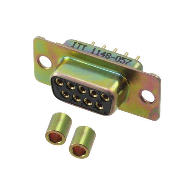 DEMM-9S-M CONN D-SUB RCPT 9P PNL MNT SLDR