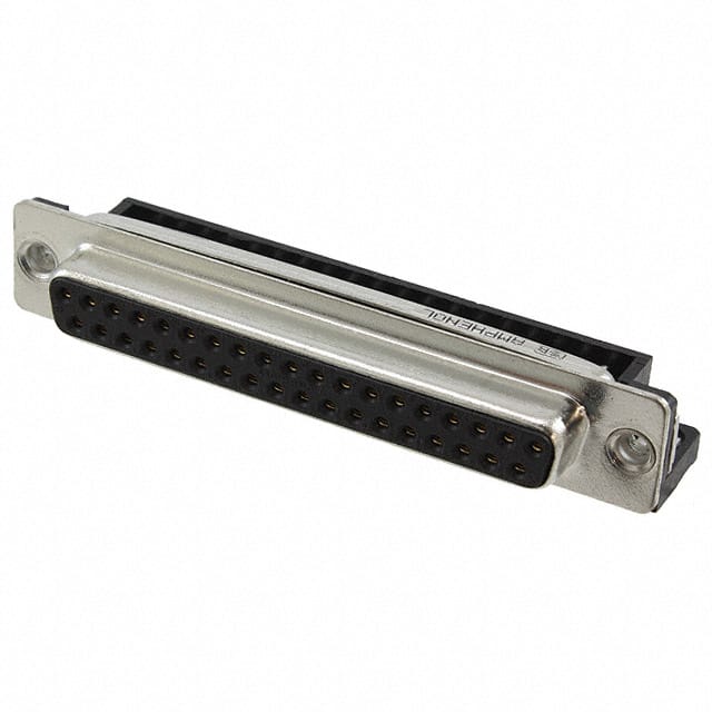 FCE17C37SA410 CONN D-SUB RCPT 37POS R/A SLDR