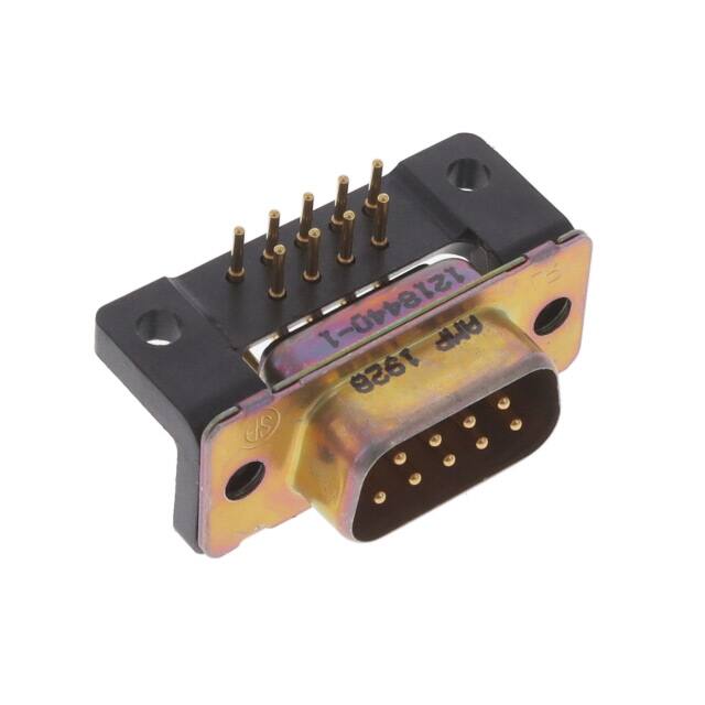 1218440-1 CONN D-SUB PLUG 9POS R/A SLDR
