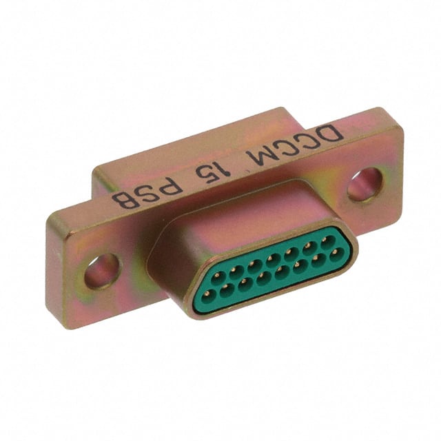 DCCM15PSB CONN MICRO-D PLUG 15POS PNL MNT