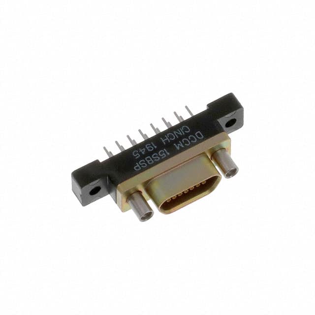 DCCM15SBSP CONN MICRO-D RCPT 15P VERT SLDR