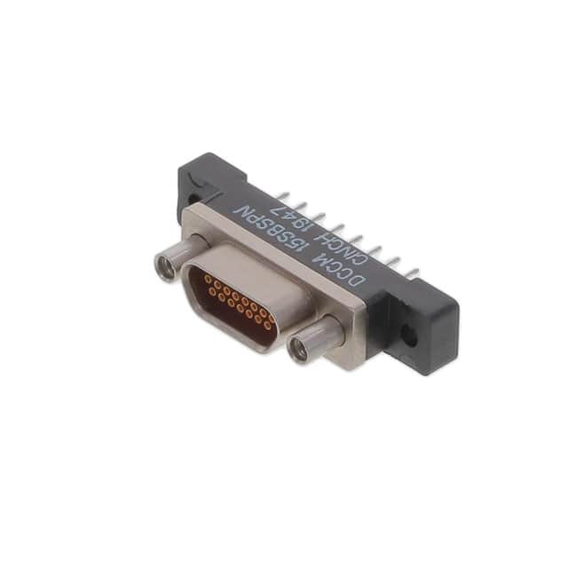 DCCM15SCBRP CONN MICRO-D RCPT 15POS R/A SLDR
