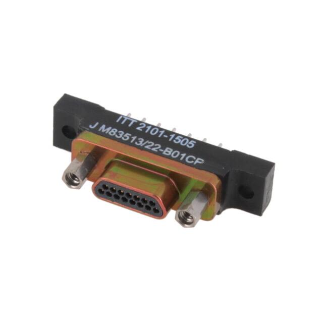 M83513/22-B01CP CONN MICRO-D PLUG 15POS PNL MNT