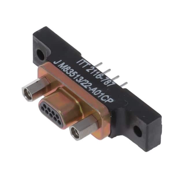M83513/22-A01CP CONN MICRO-D PLUG 9POS PNL MNT