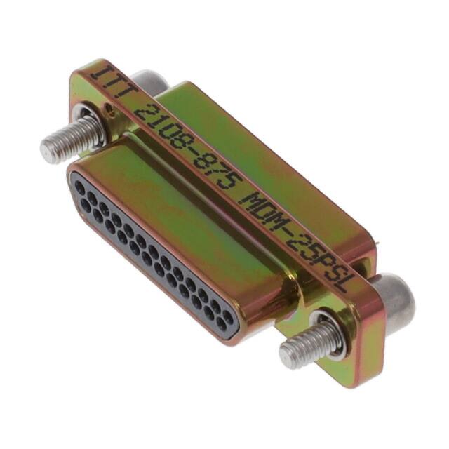 MDM-25PSL CONN MICRO-D PLUG 25POS PNL MNT