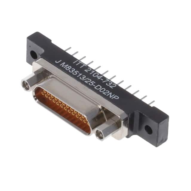 M83513/25-D02NP MICRO-D RECEPTACLE 25POS PCB, EL